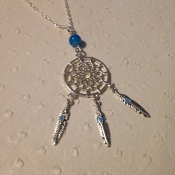 NEW Dreamcatcher Amazonite crystal necklace (left) - Picture 4 of 6